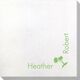 Corner Text with Palm Trees Bamboo Luxe Napkins Image 1 of 2
